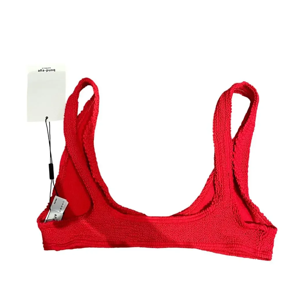 bond-eye clasp scout crop nectarine top NWT OS